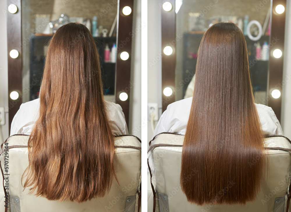 Keratin smooth hair treatment